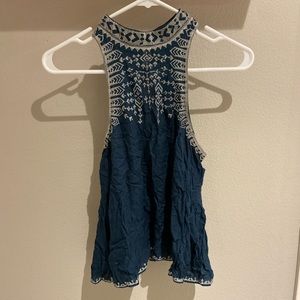 Urban Outfitters High Neck Tribal Print Tank